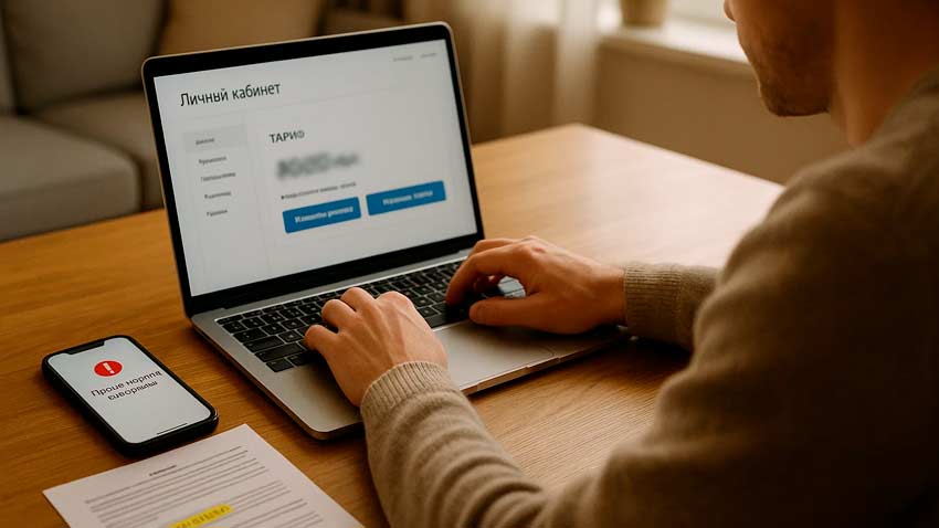 Изменение тарифа и окончание акции