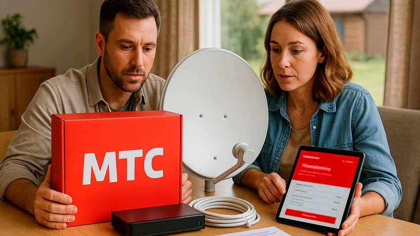 Как работает спутниковый интернет МТС