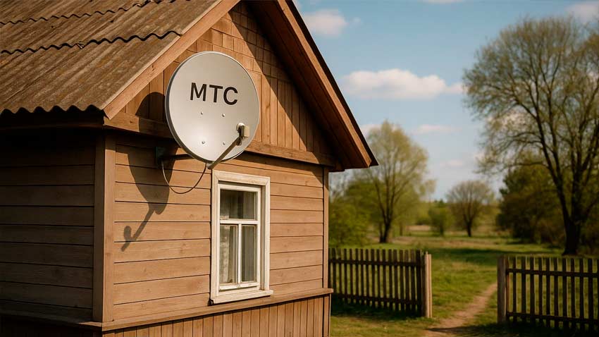 Покрытие спутникового интернета МТС
