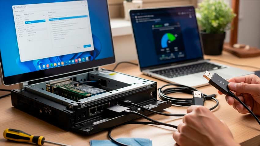 Повреждение сетевой карты компьютера